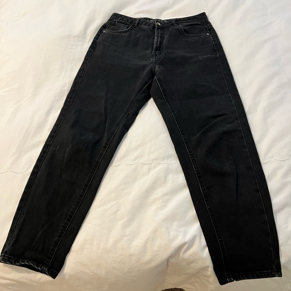 Black wash Zara mom jeans size 6